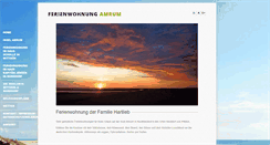 Desktop Screenshot of ferienwohnung-amrum.de